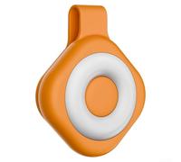 Magnétique compact pour lampe torche 6,5 cm Corps ABS portable compact | Corps en ABS, taille 6,5 x 5,2 cm, poignée antidérapante, s'adapte à la poche, options beige, orange, noir, vert (orange)
