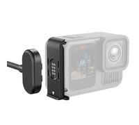 Magnétique Contacto Go Pro (Kit de câble de Porte/Alimentation) pour Go Pro Hero 13/12/11/10/9 Noir, étui de Porte latérale étanche IPX5 avec câble de Charge de 1,2 m Compatible avec Go Pro, Charge