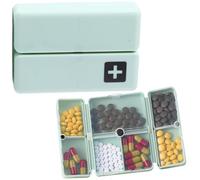 - Magnétique De Voyage Pliable | Hebdomadaire Portable 7 Jours | Conception À Sept Compartiments | Pour Les Vitamines De Médicaments De Poche De Sac À Main, Suppléments D'hu