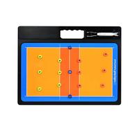 Magnétique Entraîneur Board, Planches D'entraînement Tactique Portable, avec Marqueur pour Tableau Blanc et Pièces d'échecs Magnétiques, pour Basket-ball, Football, Volley-ball et Handball(Volleyball)