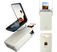 Magnétique Étui pour imprimante Photo Portable Xiaomi,Housse de Protection Magnétique avec Cordon de Serrage pour Imprimante Photo Portable Xiaomi (étui Uniquement) Blanc