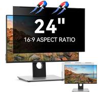 Magnétique Filtre de Confidentialité 24 Pouces 16:9, Amovible Protection Ecran Anti-Espion Anti-Reflet,Privacy Screen Protector Compatible avec Lenovo/Dell/HP/Asus/Samsung/Acer
