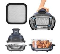 Magnétique Grille Anti Projection Accessoires pour Ninja CRISPi Friteuse Sans Huile Portable, 3,8L, 4-en-1 FN101EUGY,Grille Anti Eclaboussure pour Airfryer, Silicone Protection pour Friteuse à Air