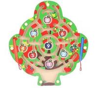 Magnétique labyrinthe en bois jeu de société de formation de cerveau pour enfants jouet éducatif G