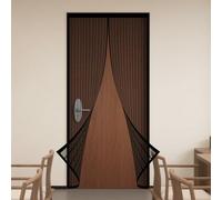 Magnétique Moustiquaire Porte Fenetre 170 x 190 cm Fermeture Automatique Installation Sans Outil Facile Rideau Moustiquaire Magnétique pour Porte de Balcon Patio, Noir