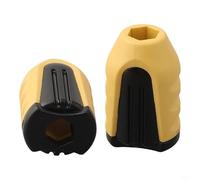 Magnétique pour Anneau pour Embouts de Tournevis 2pcs Set pour Magnétisation et Démagnétisation, Outil de Réparation Essentiel (Jaune)