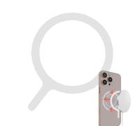 magnétique pour téléphone - Dos autocollant, kit de mise à niveau de coque pour smartphone, anneau de montage haute résistance | Finition noire mate, matériel durable pour homme et femme