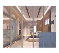 Magnétique Rideau À Lanières En PVC - Comprend Un Rail, 2 Mm Kit De Porte Plastique Transparent Commercial Écran Isolant Résistant Au Vent Pour Magasin, Chambre Froide(5pcs,0.45x2m)