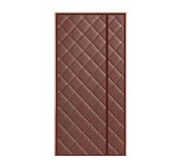 Magnétique Rideau de Porte Isolant Thermique, Ouverture Latérale Rideau Isolant Thermique Anti Froid Phonique Épaississant, CoupeVent, Automatique Fermeture 110x210cm(Rouge,140x220cm)