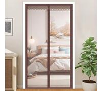 Magnétique Rideau de Porte Isolation Thermique, Couverture de Porte Isolée Fermeture Automatique Isolant Phonique Anti Froid Sans Perçage Pour Patio, Cuisine, Chambre à Coucher, Salon