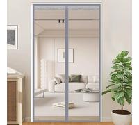 Magnétique Rideau de Porte Isolation Thermique, Couverture de Porte Isolée Fermeture Automatique Isolant Phonique Anti Froid Sans Perçage Pour Patio, Cuisine, Chambre à Coucher, Salon