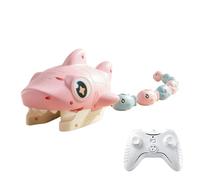 Magnétique Télécommandé Jouet Éducatif Requin pour | De Poisson Qui Se Mange Lui-Même Pour Garçons Filles Maison Appartement Salon Chambre Bureau Salle de Loisirs Rose