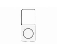 Designed for Samsung Yuchuan Coque de Protection magnétique en Deux Parties pour Galaxy Z Flip7 avec Aimant pour Fixer des Gadgets, Compatible avec Chargeur Qi2, Transparent
