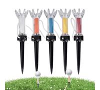 Magnetische Golf-Tees - ABS-Material, 79 mm / 90 mm Länge, 5 Stück pro , Rückprall-Design für Langlebigkeit und Zuverlässigkeit, Leicht und Tragbar | Innovative Golfball-Tees für präzise Schläge