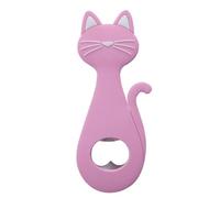 Magnetischer Flaschenöffner Katze - Mini Edelstahl Bieröffner | Tragbarer Kühlschrank Magnet Öffner, Stilvolles und Kreatives Küchenaccessoire für Zuhause, Bar, Hôtel, Ferienhaus, Ideal für Gewood