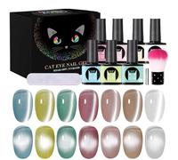 Magnetischer Gelnagel - 7 Stück Uv Gel Nail Polish Set, Magnetisch Gel Gellack Shellac, Nagelöl-Zubehör Für Zuhause | Für Frauen Und Mädchen, Für Zuhause, Salon, Maniküre, Für Den Alltag, Formell, Leg