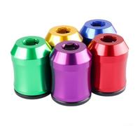 Magnétiseur d'embout de tournevis électrique pour améliorer le magnétisme de 6 embouts de tige de 35 mm, fabriqué en alliage d'aluminium pour une utilisation durable (rouge)