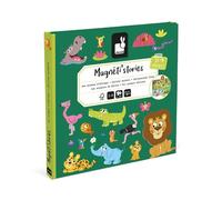 Magnéti'Stories Animaux d'Afrique - Jeu Éducatif Magnétique 30 Aimants - Jouet Enfant en Carton FSC - Dès 3 Ans