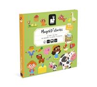 Magnéti'Stories La Ferme - Jeu Éducatif Magnétique 30 Aimants - Jouet Enfant en Carton FSC - Dès 3 Ans