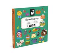 Janod - Magnéti'Stories Le Potager - Jeu Éducatif Magnétique 30 Aimants - Jouet Enfant en Carton FSC - Développe Imagination et Motricité Fine - Dès 3 Ans - J05449