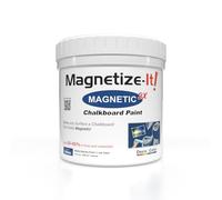 Magnetize-It! Deco Color Peinture magnétique pour mural/tableau noir (à base d'eau) - Bleu - 0,5 l - 500 ml - Extra adhérence, économique et durable, peinture d'intérieur polyvalente