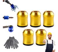 Magnetizer & Demagnetizer Tool Set, 2026 New Drill Magnetic Bit Holder, Strong Magnetic Screw Ring for 1/4" Hex Bits, Universal Magnetizers for Drills & Screwdrivers, Fast Magnetizing (J-1)