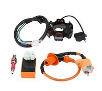 Magneto Stator, Bougie d'allumage CDI pour Bobine d'allumage Racing Magneto Stator pour Scooter de cyclomoteur GY6