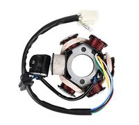 Magnéto Stator, matériau ABS 83 mm diamètre Total 6 bobines 5 fils magnéto Stator plaque de bobine adaptée magnéto de stator pour ATV Go Kart