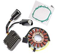 Magnéto Stator Pour CBR600RR 2007-2012 Pour CBR 600RR 2007 2008 2009 2010 2011 2012 Ensembles Bobines Stator Régulateur Redresseur 12V Avec Joint Allumage Bobine De Stator(B)