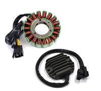 Magnéto Stator Pour Suzuki Pour GS500 Pour GS500F 2004-2009 Avec Joint Moteur Stator Bobine + Régulateur Redresseur De Tension Allumage Bobine De Stator(D)