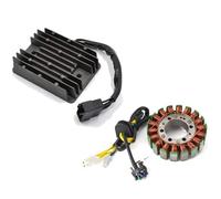 Magnéto Stator Pour Suzuki Pour GSX 1300 RZ R Pour GSX1300 Pour Hayabusa 1300 1999-2007 Avec Joint Moteur Stator Bobine + Régulateur Redresseur Tension Allumage Bobine De Stator(D)