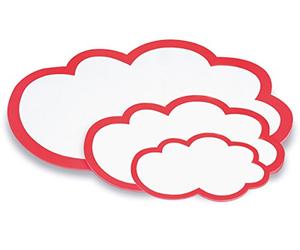 magnetoplan 111152004 Cartes de présentation et nuages 620 x 370 mm