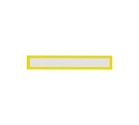 magnetoplan 1131702 Magnetofix Cadre aimanté topsign, Lot de 5, 232 x 52 mm, jaune