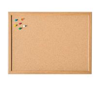 Magnetoplan Tableau en liège Holtz 121924 - Cadre bois 1000 x 600 mm avec accessoires