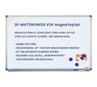 Magnetoplan 1240388 tableau blanc avec surface laquée, structure métallique et matériel de fixation G