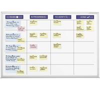 magnetoplan 1240698 Tableau de planification blanc 1800 mm x 1200 mm