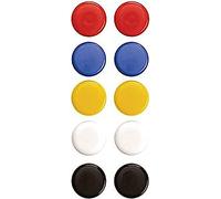 magnetoplan 16662 aimants, 10 pièces, diamètre de 20 mm