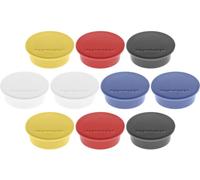 magnetoplan Aimant (Ø x H) 40 mm x 13 mm rond blanc, jaune, rouge, noir, bleu 10 pc(s) 1662010