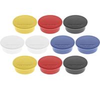magnetoplan Aimant (Ø x H) 40 mm x 13 mm rond blanc, jaune, rouge, noir, bleu 10 pc(s) 1662010