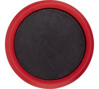 Magnet Basic Series | Lot de 10 aimants colorés pour Tableau magnétique, réfrigérateur + Tableaux Blancs | Ø 24 mm, adhérence 300 g (4 Feuilles A4) | Revêtement spécial Anti-Rayures | Facilement