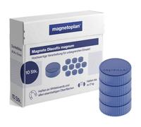 magnetoplan Aimant Discofix Magnum (Ø x H) 34 mm x 13 mm rond bleu foncé 10