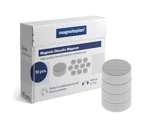 Magnetoplan Aimant Discofix Magnum (Ø x H) 34 mm x 13 mm rond gris 10 pc(s) 1660001