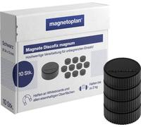 magnetoplan Aimant Discofix Magnum (Ø x H) 34 mm x 13 mm rond noir 10 pc(s) 1660012