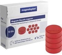 magnetoplan Aimant Discofix Magnum (Ø x H) 34 mm x 13 mm rond rouge 10 pc(s) 1660006