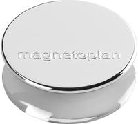 magnetoplan Aimant Ergo Large 1665032 34mm argent 10 pcs/pack.