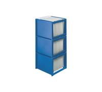 magnetoplan Aimant rectangulaire, bleu fonc,
