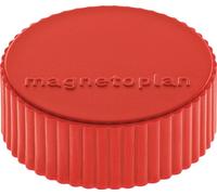 Magnetoplan Magnum Lot de 10 supports magnétiques 34 mm rouge