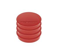 magnetoplan Aimants Discofix Standard Rouge 30 X 8 Mm, Lot de 4