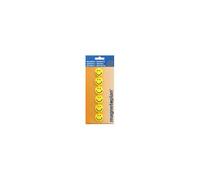magnetoplan aimants smiley, 20 mm, contenu: 8 pieces