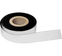 magnetoplan Bande magnétique (L x l x H) 30 m x 25 mm x 0.6 mm blanc 1 pc(s) 51053325